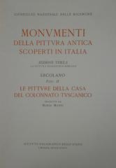 Le pitture della casa del colonnato tuscanico di Ercolano di Maria Manni edito da Ist. Poligrafico dello Stato