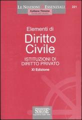 Elementi di diritto civile. Istituzioni di diritto privato edito da Edizioni Giuridiche Simone