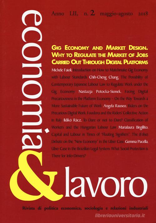 Economia & lavoro (2018) vol.2 edito da Carocci