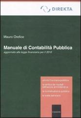 Manuale di contabilità pubblica aggiornato alla legge finanziaria per il 2010 di Mauro Orefice edito da Direkta