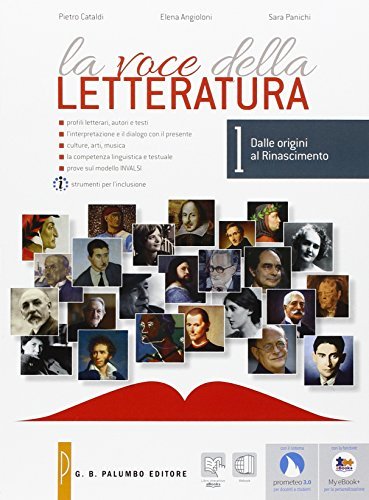 La voce della letteratura. Per le Scuole superiori. Con e-book. Con espansione online vol.1 di Pietro Cataldi, Elena Angioloni, Sara Panichi edito da Palumbo