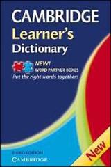 Cambridge learner's dictionary. Intermediate to upper intermediate edito da Cambridge University Press