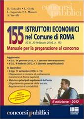 155 istruttori economici nel comune di Roma edito da Maggioli Editore