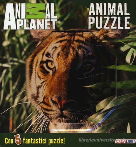Animal puzzle. Con 5 puzzle edito da Crealibri
