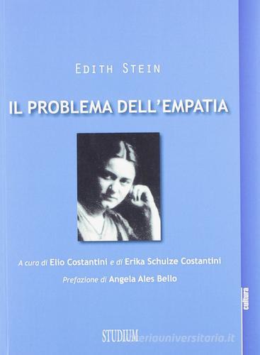 Il problema dell'empatia di Edith Stein edito da Studium