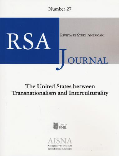 RSA journal. Rivista di studi americani vol.27 edito da I Libri di Emil
