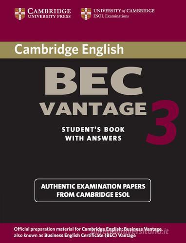 9780521671996 Cambridge English Business Certificate. Vantage 3 ... with answers