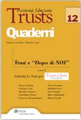 Trust e «Dopo di noi» edito da Ipsoa