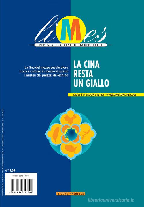 Limes. Rivista italiana di geopolitica (2023) vol.9