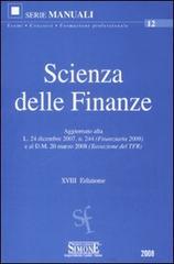 Scienza delle finanze edito da Edizioni Giuridiche Simone