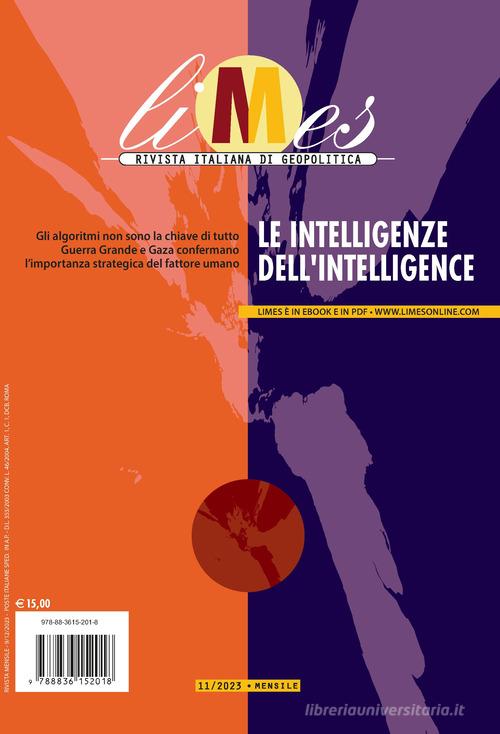 Limes. Rivista italiana di geopolitica (2023) vol.11 - 9788836152018 in  Geopolitica