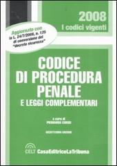 Codice di procedura penale e leggi complementari edito da La Tribuna