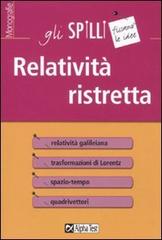 Relatività ristretta di Fabrizio Clarelli edito da Alpha Test