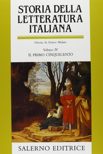 Storia della letteratura italiana vol.4 edito da Salerno