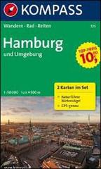 Carta escursionistica e stradale n. 725. Hamburg und Umgebung set. Adatto a GPS. Digital map. DVD-ROM edito da Kompass