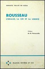 Rousseau di Renato T. De Rosa edito da Liguori