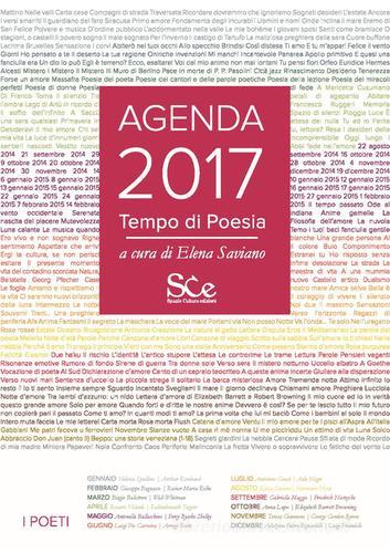 Tempo di poesia. Agenda 2017 edito da Spazio Cultura
