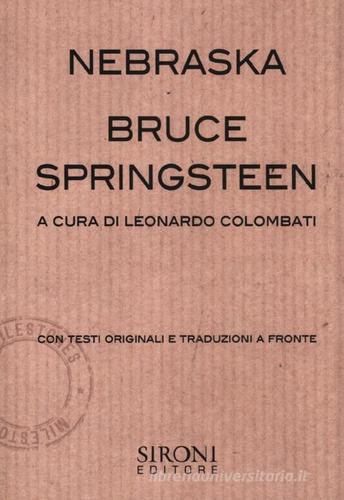 Bruce Springsteen. Nebraska edito da Sironi
