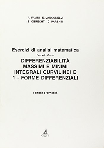 Esercizi di analisi matematica vol.3 edito da CLUEB