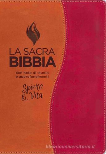 La sacra Bibbia. Spirito e vita. Ediz. bicolore marrone/ruggine