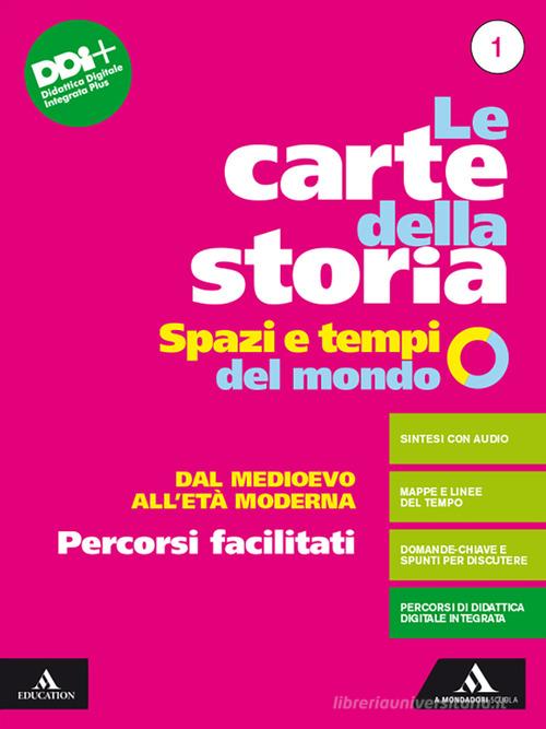 Le carte della storia. Spazi e tempi del mondo. Percorsi facilitati. Per i Licei e gli Ist. magistrali. Con e-book. Con espansione online vol. 1 di Lucio Caracciolo, Adriano Roccucci edito da Mondadori Scuola