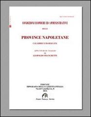 Provincie napoletane: Calabria e Basilicata di Franchetti edito da FPE-Franco Pancallo Editore