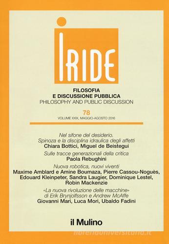 Iride (2016) vol.2 edito da Il Mulino
