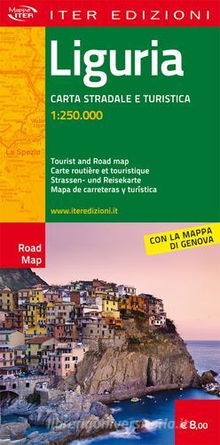Liguria. Carta stradale e turistica 1.250.000 edito da Iter Edizioni