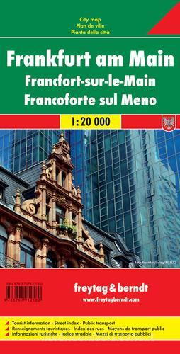 Francoforte sul Meno 1:20.000 edito da Freytag & Berndt