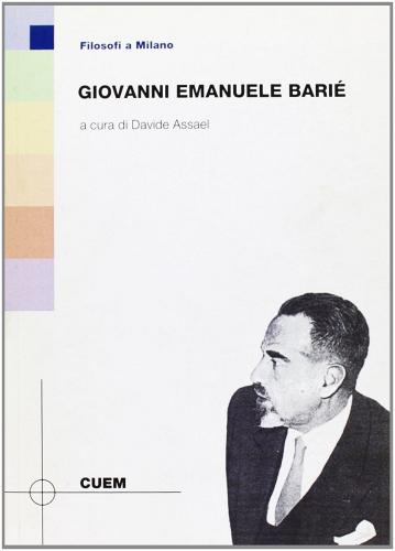 Giovanni Emanuele Barié edito da CUEM