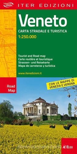 Veneto. Carta stradale e turistica 1:250.000. Ediz. multilingue edito da Iter Edizioni