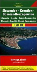 Slovenia, Croatia, Bosnia, Herzegovina 1:500.000 edito da Touring