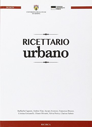 Ricettario urbano edito da Genova University Press