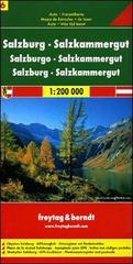 Salisburgo, Salzkammergut 1:200.000. Carta stradale e turistica. Ediz. multilingue edito da Freytag & Berndt
