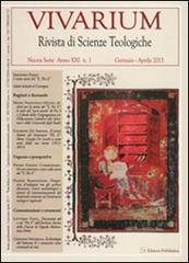 Vivarium. Rivista di scienze teologiche (2013) vol.1 edito da Pubblisfera
