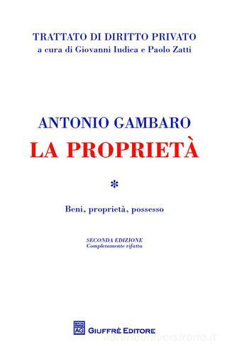 La proprietà. Beni, proprietà, possesso di Antonio Gambaro edito da Giuffrè