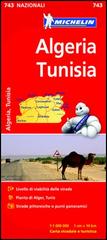 Algeria, Tunisia 1:1.000.000 edito da Michelin Italiana