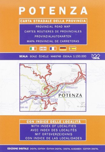 Potenza 1:150.000 edito da LAC