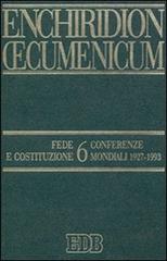 Enchiridion Oecumenicum vol.6 edito da EDB