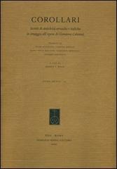 Corollari. Scritti di antichità etrusche e italiche in omaggio all'opera di Giovanni Colonna. Ediz. italiana, francese e inglese edito da Fabrizio Serra Editore