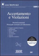 Accertamento e violazioni edito da Edizioni Giuridiche Simone