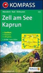Carta escursionistica n. 030. Austria superiore. Zell am See, Kaprun, Europa Sport Region 1:30.000. Con carta panoramica. Ediz. bilingue edito da Kompass