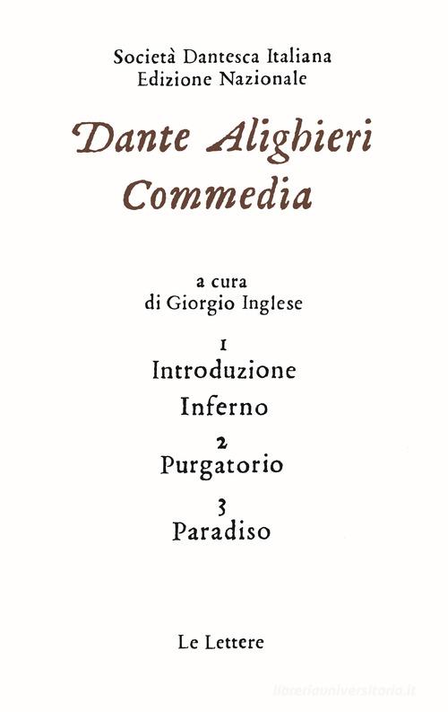 Commedia di Dante Alighieri edito da Le Lettere