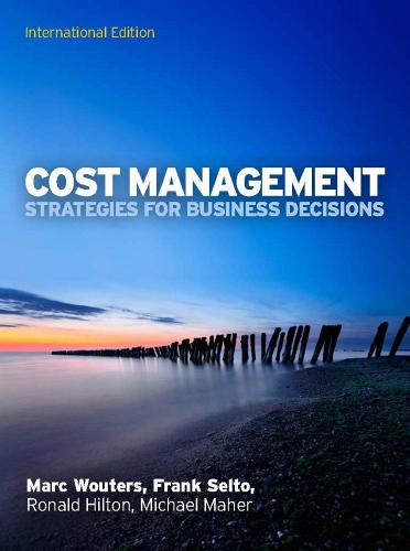 Cost management: strategies for business decisions edito da McGraw-Hill Education