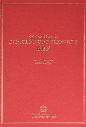 Repertorio etimologico piemontese edito da Centro Studi Piemontesi