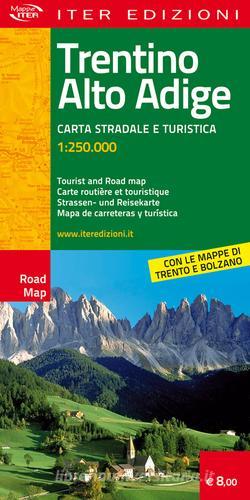 Trentino Alto Adige. Mappa stradale e turistica 1:250.000 edito da Iter Edizioni