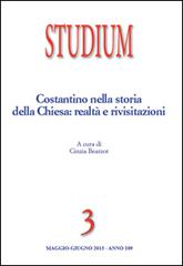 Studium (2013) vol.3 edito da Studium