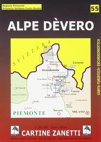 Alpe Dèvero 1:30.000 edito da Danilo Zanetti Editore