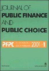 Journal of public finance and public choice. Economia delle scelte pubbliche di Domenico Da Empoli edito da Gangemi Editore
