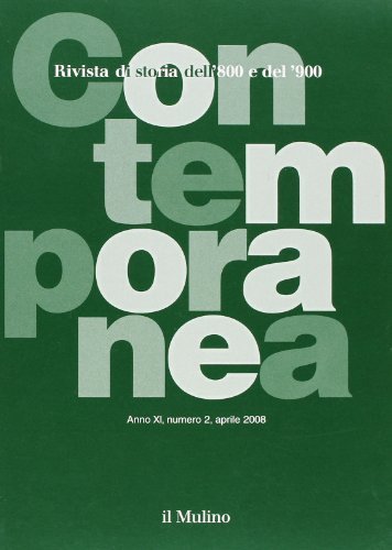 Contemporanea (2008) vol.2 edito da Il Mulino